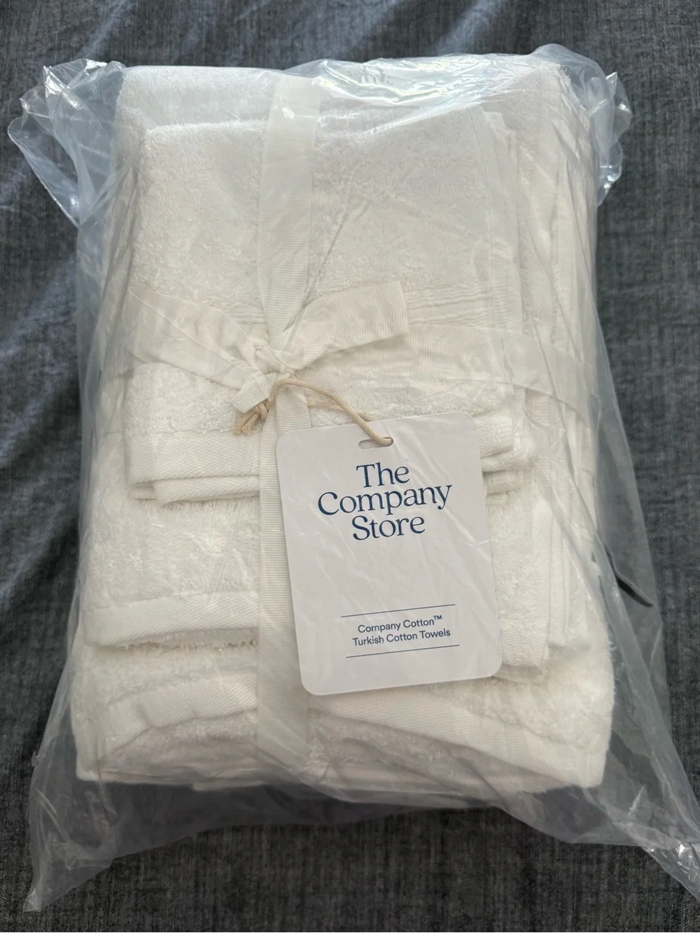 The Company Store Company Cotton 6 Piece Turkish Cotton Bath Towel Set white
